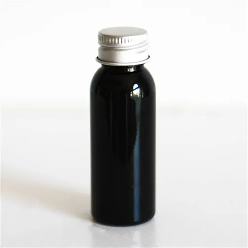 1 oz Black PET Bullet Bottle with 20-410 Neck