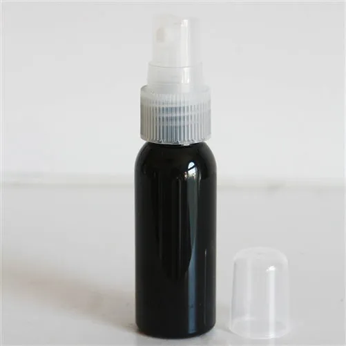 1 oz Black PET Bullet Bottle with 20-410 Neck