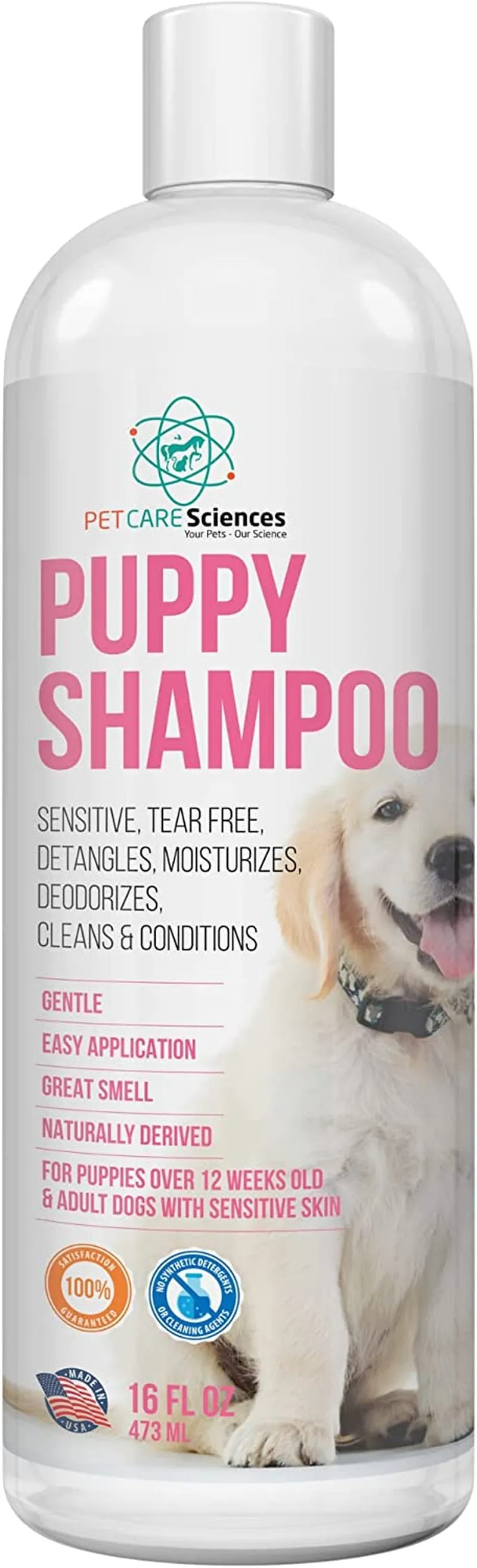 16 Fl Oz Tearless Puppy Shampoo and Conditioner