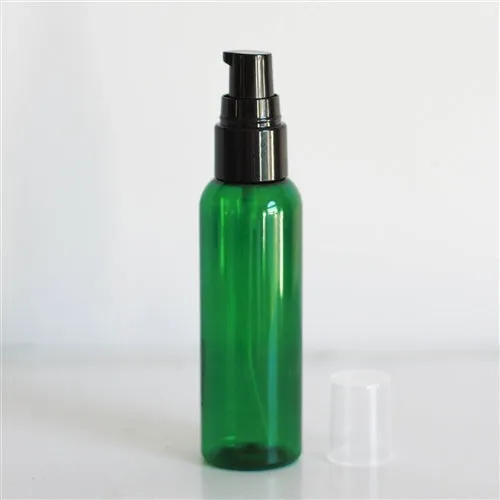 2 oz Green PET Bullet Bottle with 20-410 Neck