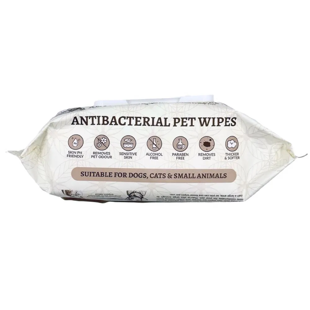 3 FOR $11.70: Care For The Good Antibacterial Pet Wipes For Cats & Dogs (Aloe Vera) 100pc