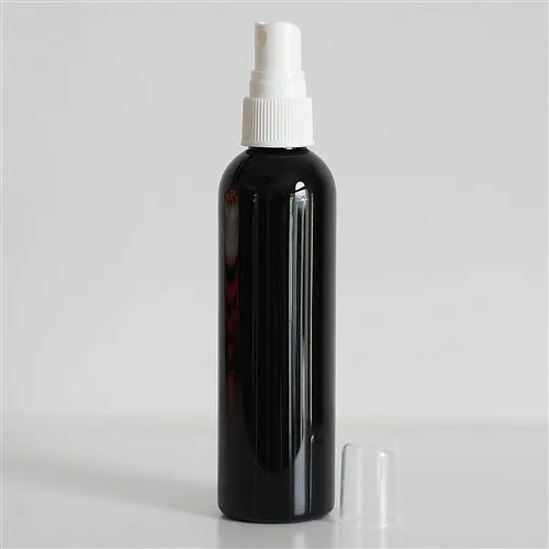 4 oz Black PET Bullet Bottle with 20-410 Neck