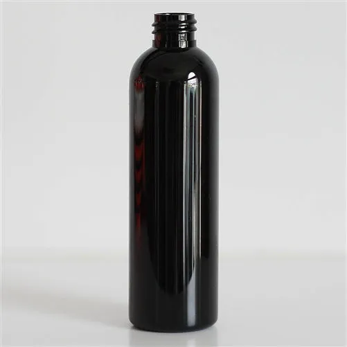 4 oz Black PET Bullet Bottle with 20-410 Neck