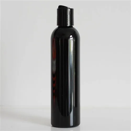 4 oz Black PET Bullet Bottle with 20-410 Neck