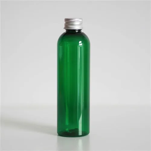 4 oz Green PET Bullet Bottle with 20-410 Neck