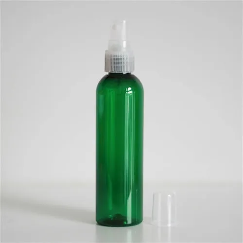 4 oz Green PET Bullet Bottle with 20-410 Neck