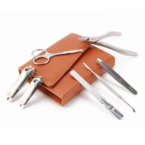 9 in 1 Manicure Set Professional, Stainless Steel Fingernail and