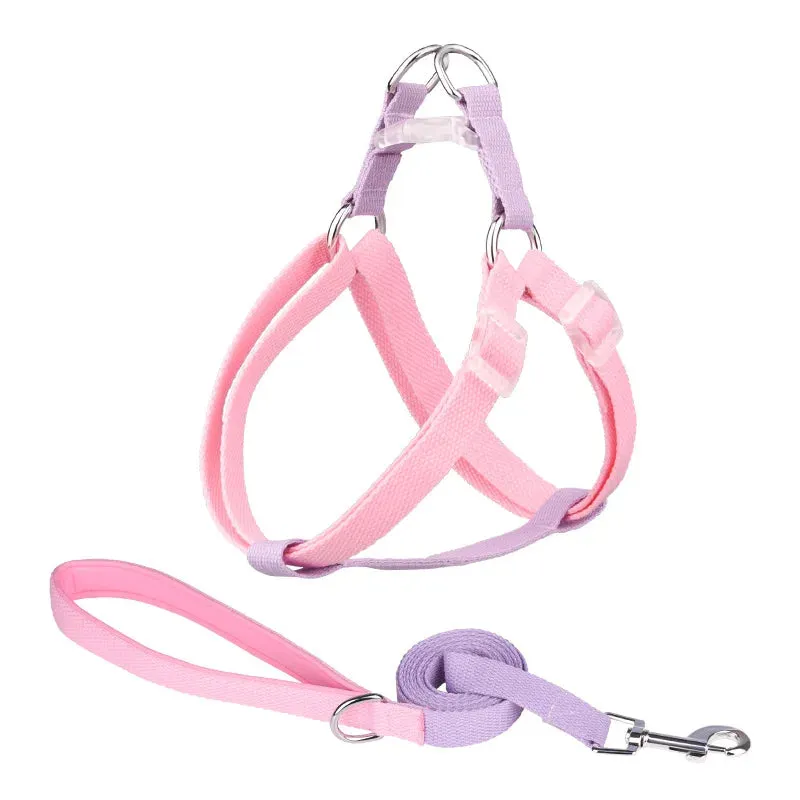 Adjustable Dog Harness and Leash Set for All Breeds