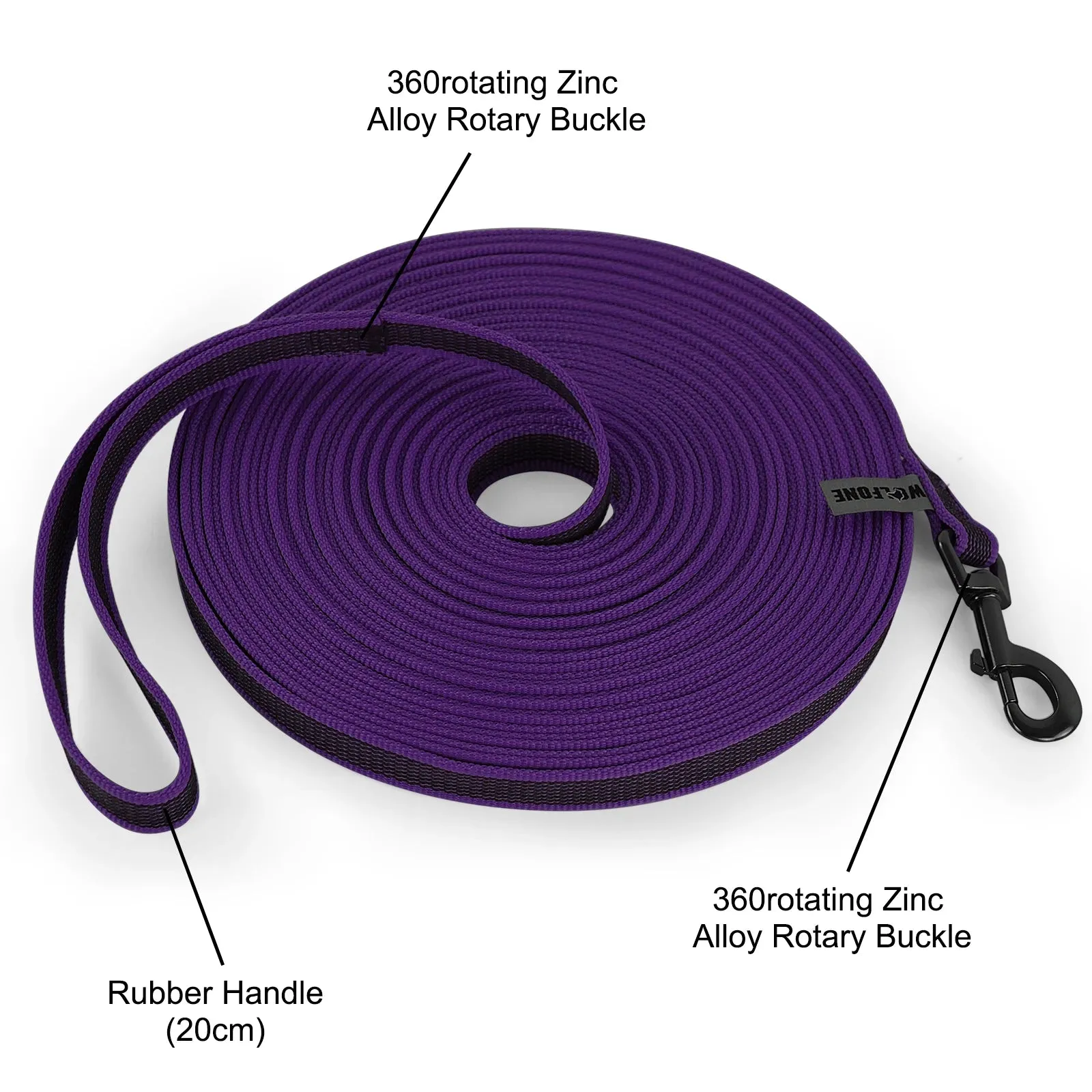 Altrapet Dual-Color Extended Length Training Leash