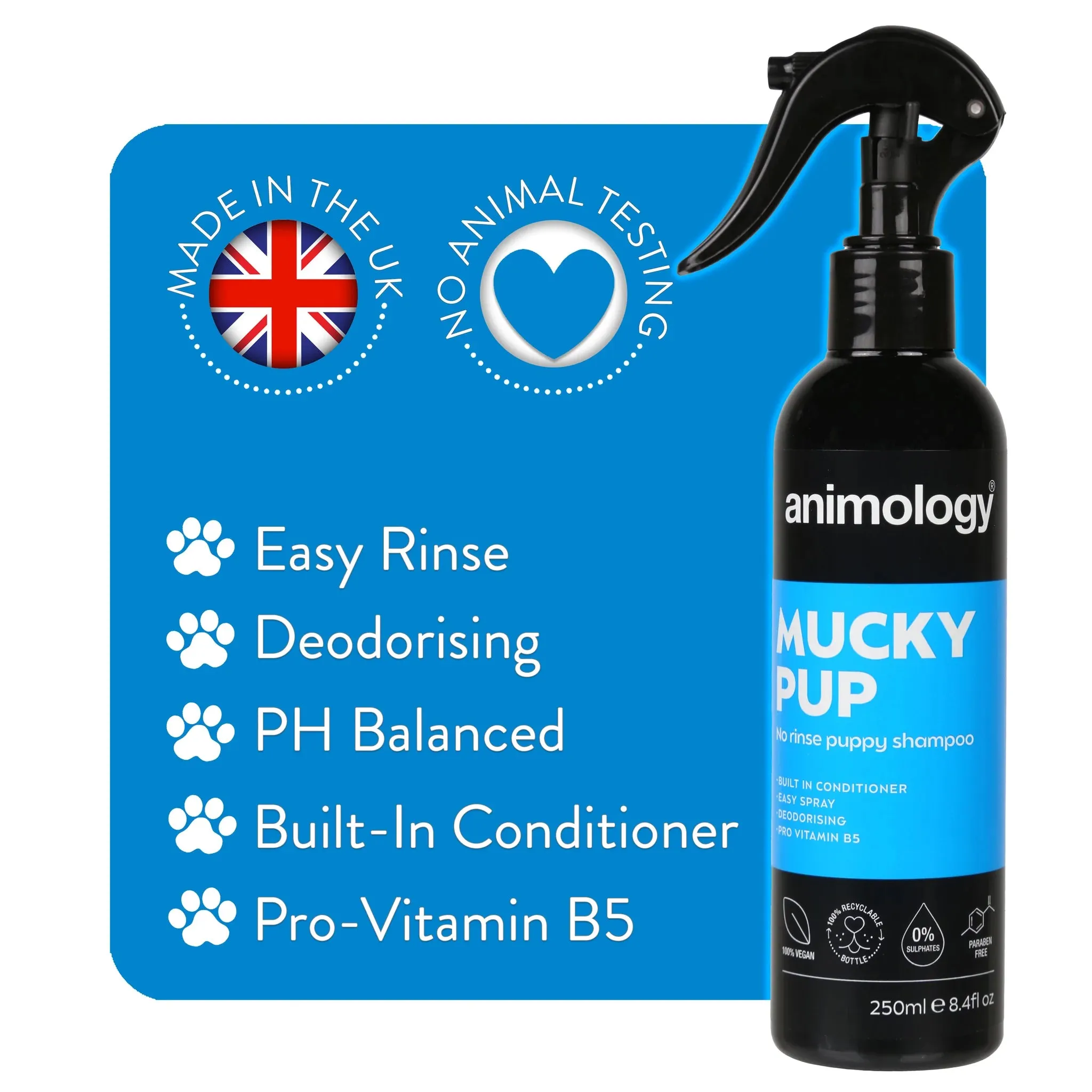 Animology Mucky Pup No Rinse Puppy Shampoo