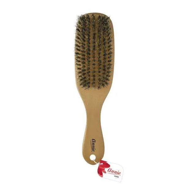 Annie Soft Wave Brush 100% Pure Boar Bristles Gold