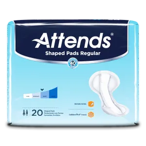 Attends Shaped Pads: Regular, Plus and Super