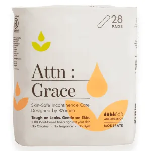 Attn Grace Moderate Pads for Bladder Leaks