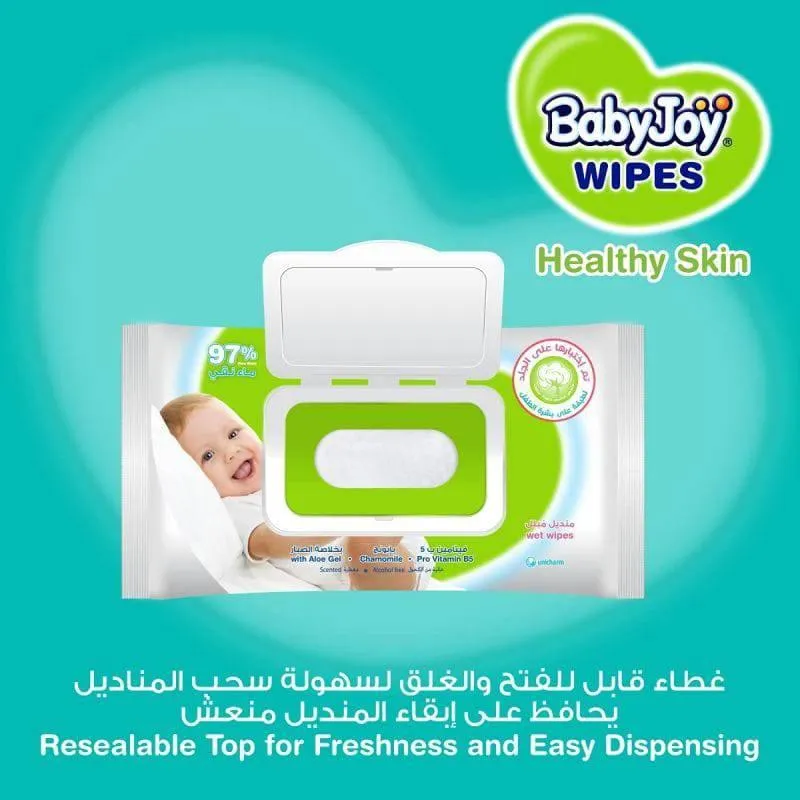 Baby Joy Healthy Skin Wet Wipes - 50 Wipes