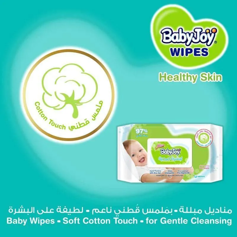 Baby Joy Healthy Skin Wet Wipes - 50 Wipes