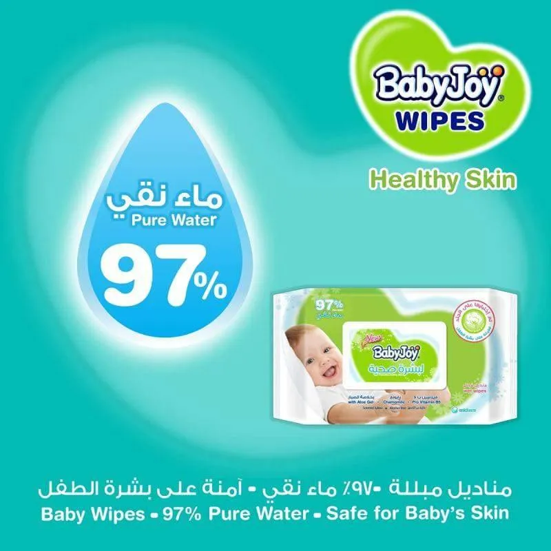 Baby Joy Healthy Skin Wet Wipes - 50 Wipes