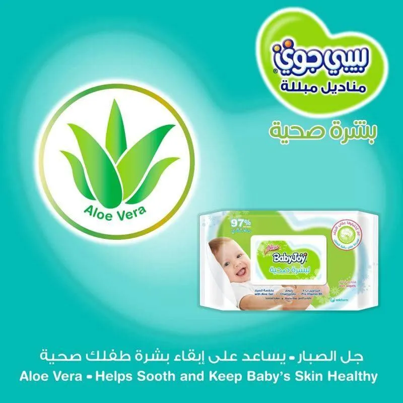 Baby Joy Healthy Skin Wet Wipes - 50 Wipes