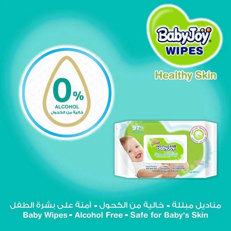 Baby Joy Healthy Skin Wet Wipes - 50 Wipes