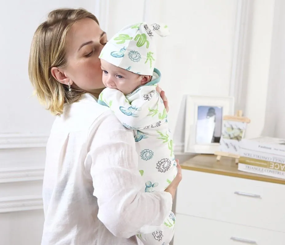 Baby Swaddle Combo - Coco Melon & Feather Fluff