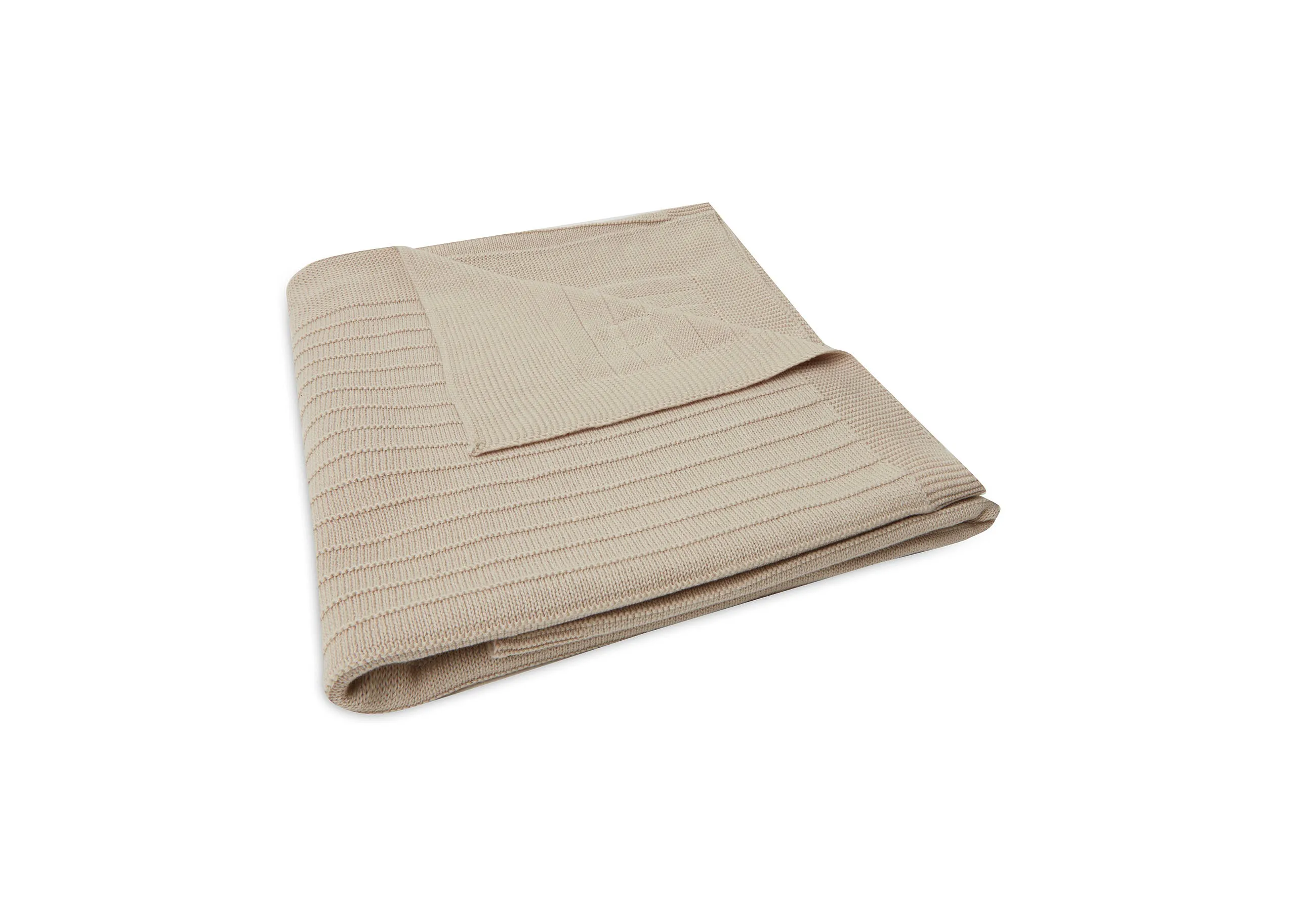 Blanket Cot 100x150cm Pure Knit - Nougat - GOTS