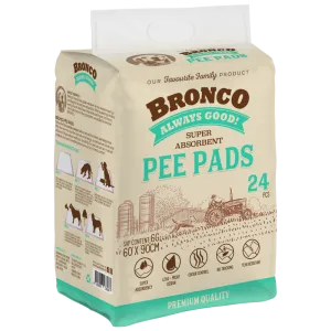 Bronco Super Absorbent Pee Pads 24pcs (60 x 90cm)