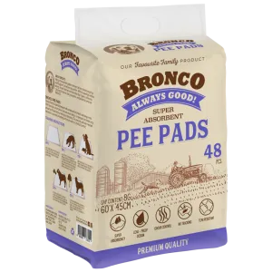 Bronco Super Absorbent Pee Pads 48pcs (60 x 45cm)