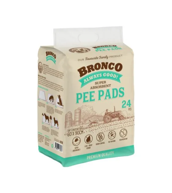 Bronco Super Absorbent Pee Pads For Dogs