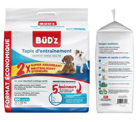 Bud-Z - Disposable Training Pads / Pee Pads