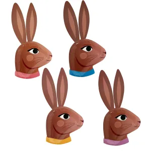 Chocolate Bunny Dinner Plates