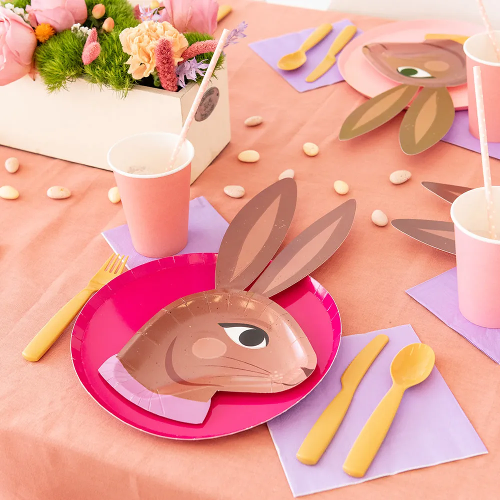 Chocolate Bunny Dinner Plates