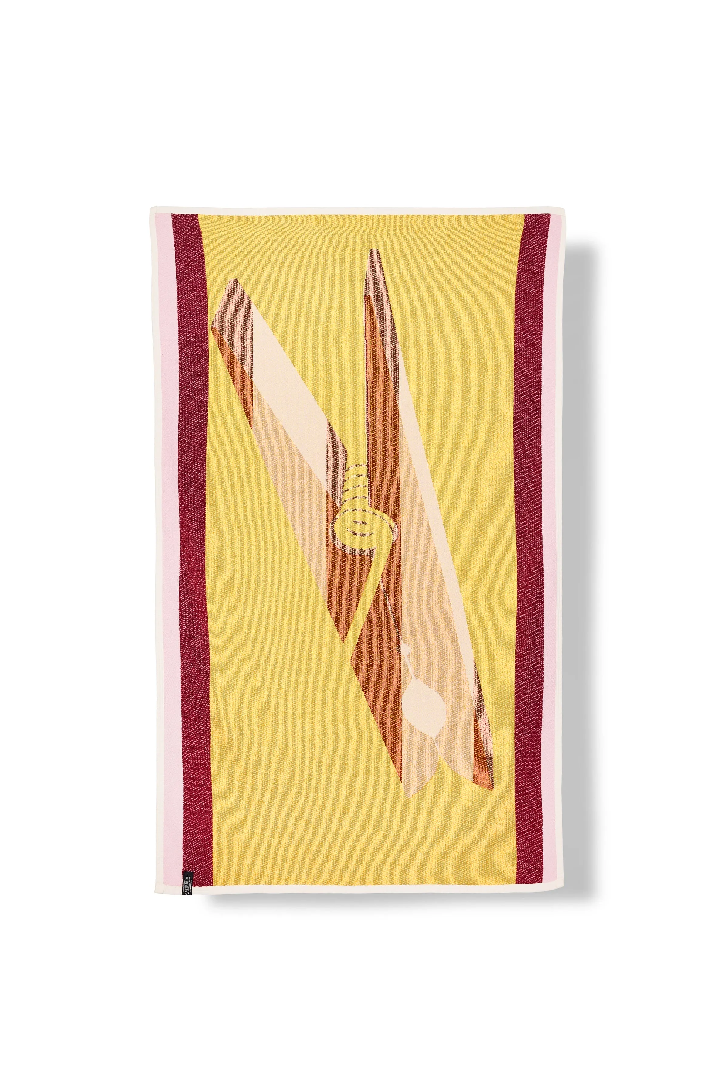 Cotton Beach Towel / Mini Blanket "Peggy" by Karin Venosta