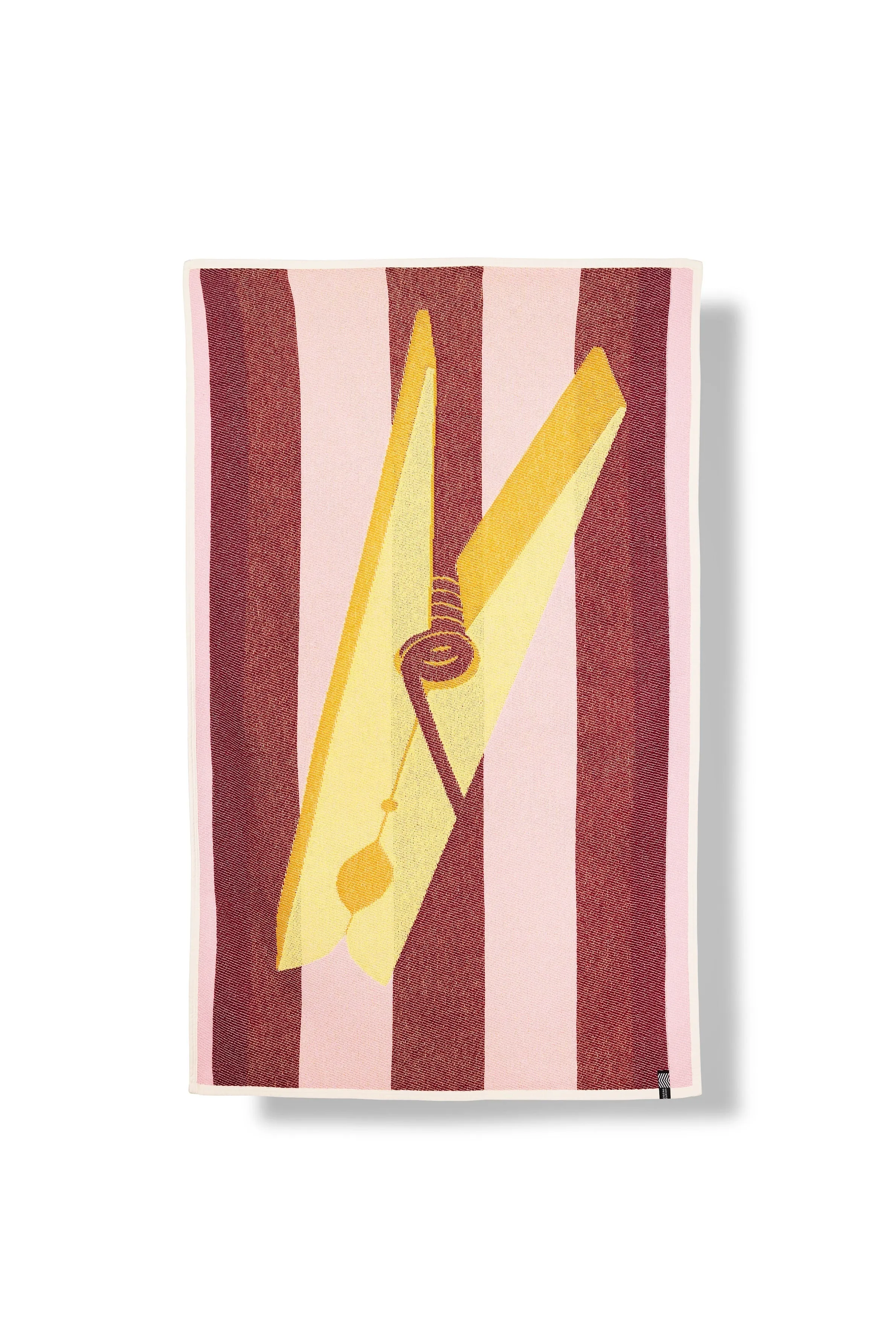 Cotton Beach Towel / Mini Blanket "Peggy" by Karin Venosta