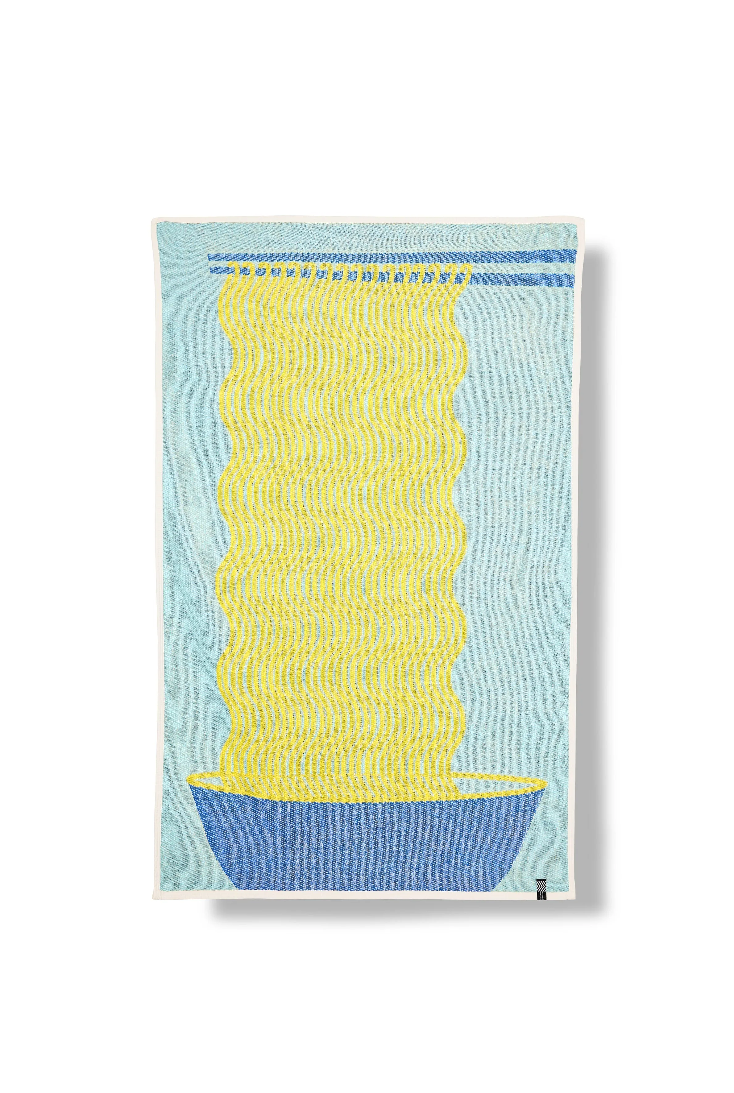 Cotton Beach Towel / Mini Blanket "Ramen" by Laura Schor