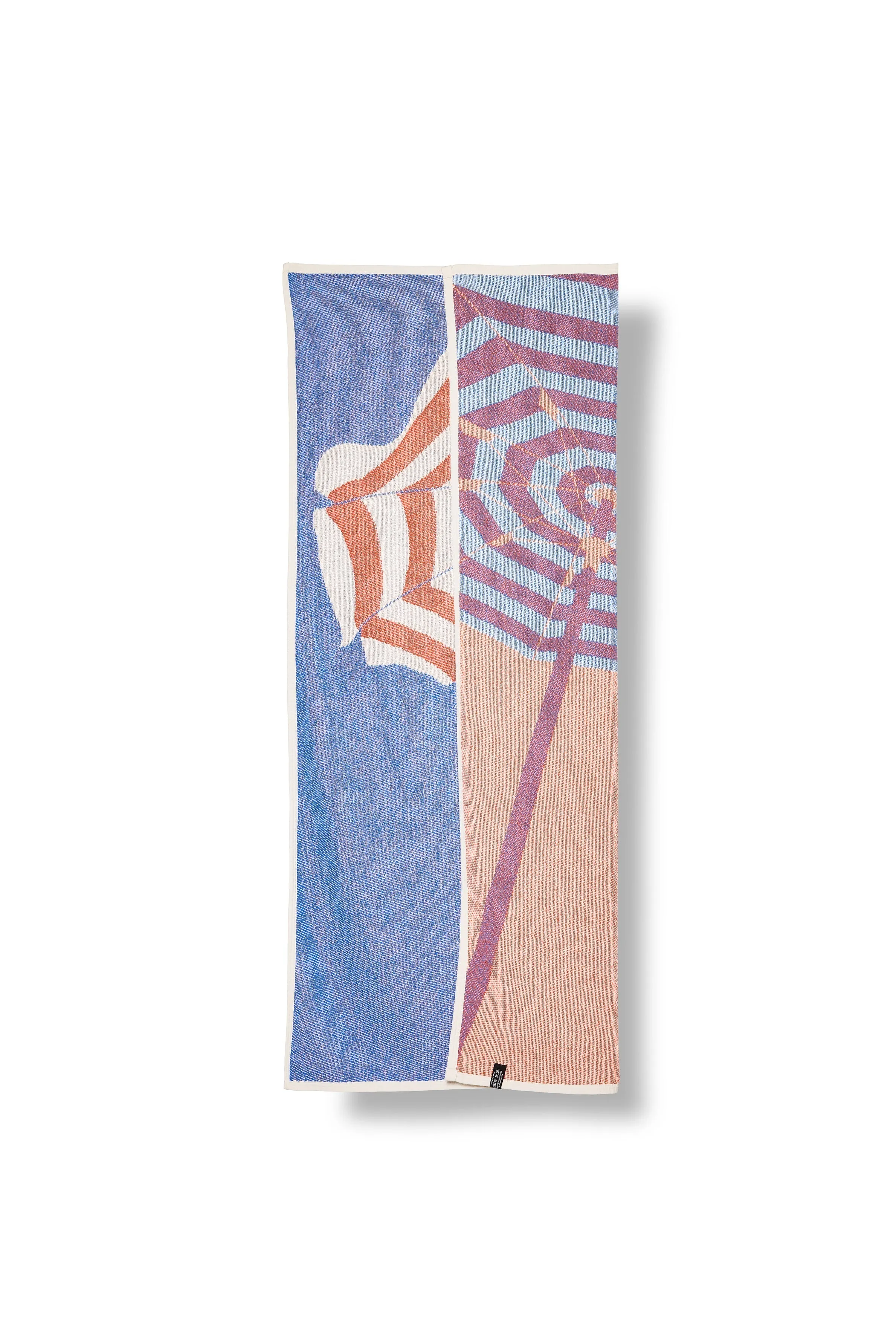 Cotton Beach Towel / Mini Blanket "Sun No Ray" by Dalakami