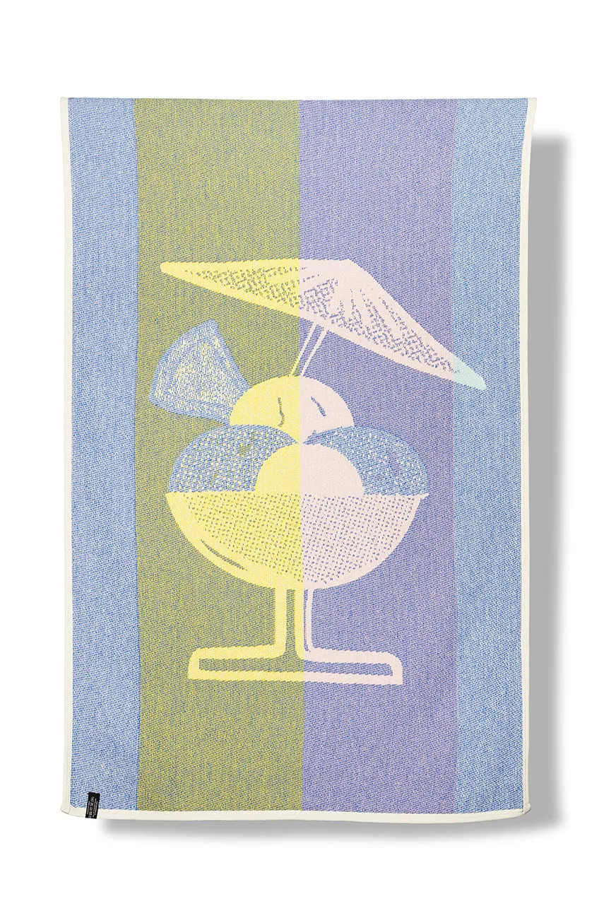 Cotton Beach Towel or Mini Blanket "Coppa" by Sophie Probst