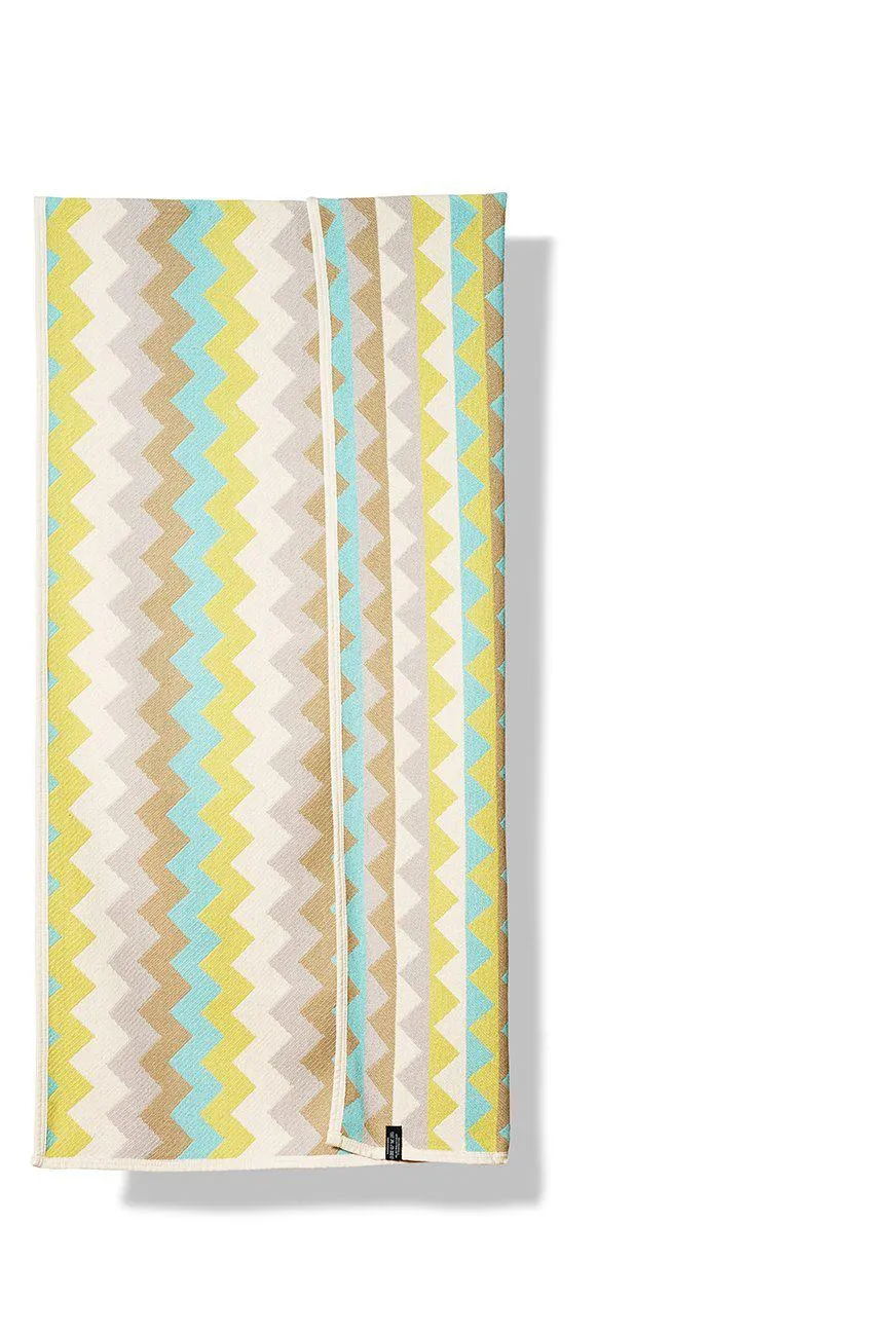 Cotton Beach Towel or Mini Blanket "ZZZ Two" by Michele Rondelli