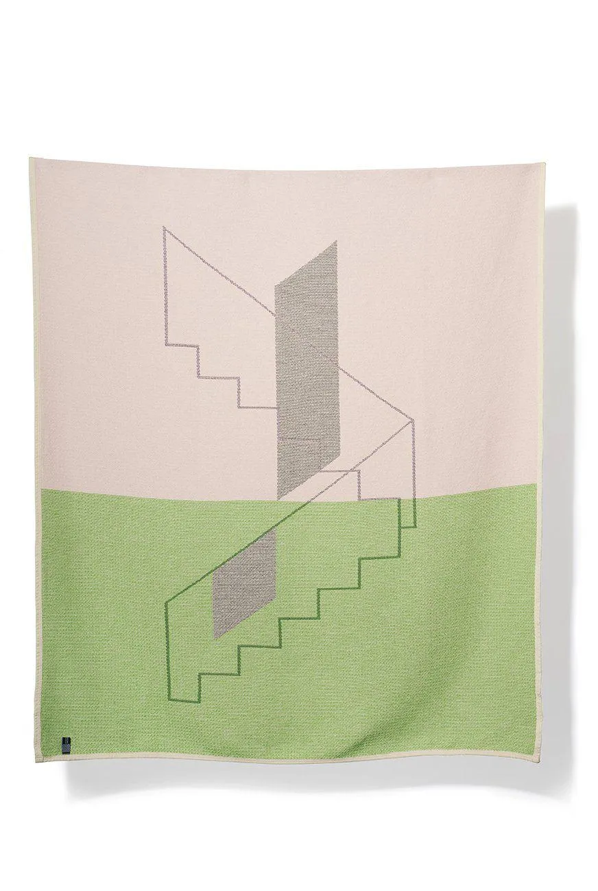 Cotton Blanket & Throw "A to B" by Yanyi Ha