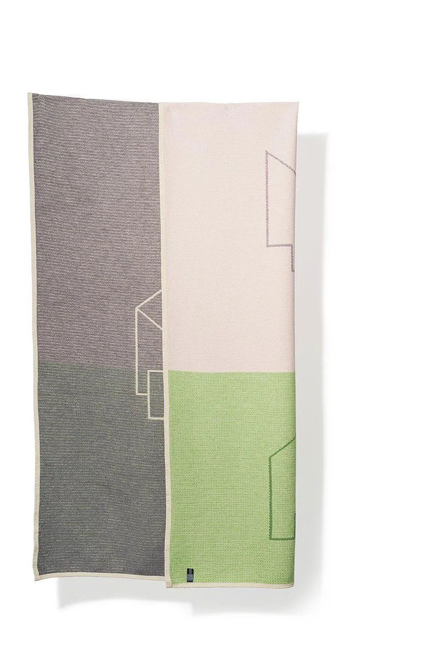 Cotton Blanket & Throw "A to B" by Yanyi Ha