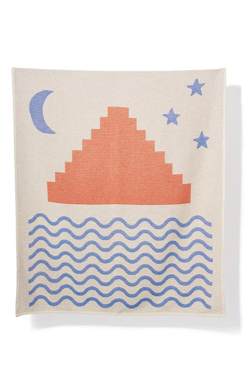 Cotton Blanket & Throw "Paros" by Sophie Probst