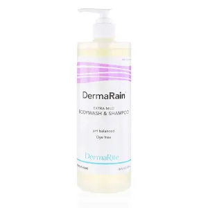 DermaRain® Shampoo and Body Wash 16 oz. Pump Bottle