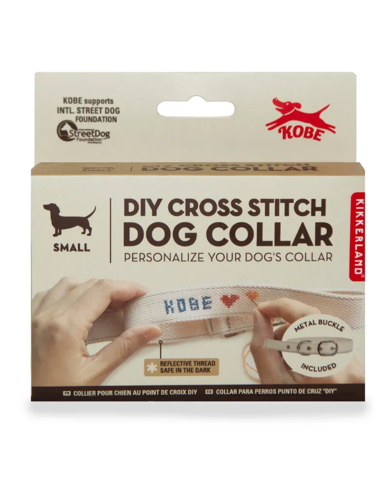 DIY Cross Stitch Dog Collar