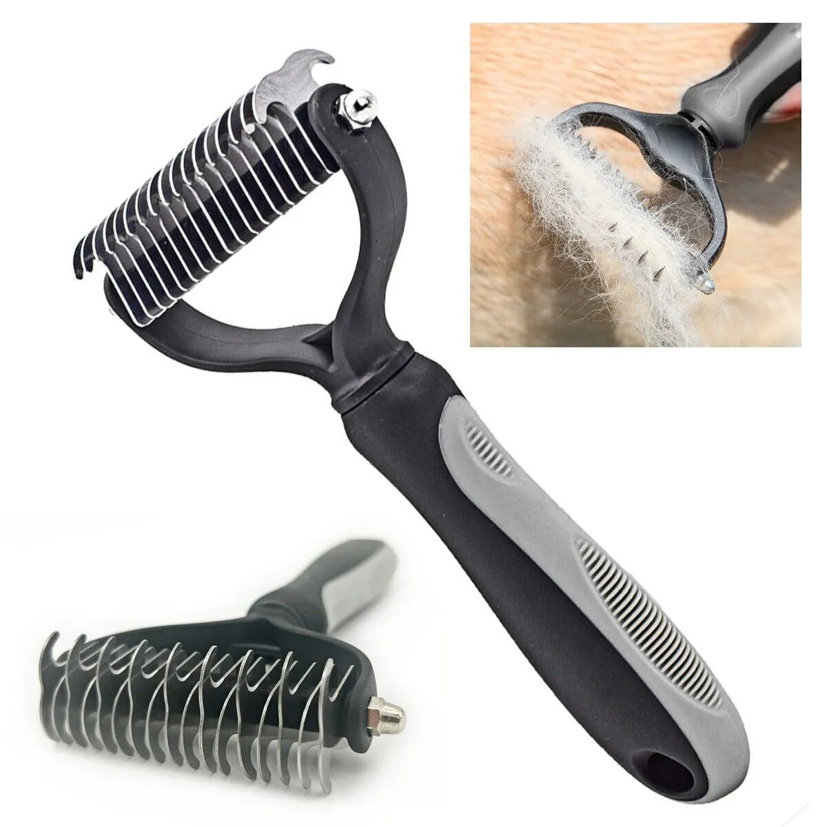 Double-Sided Pet Grooming Brush