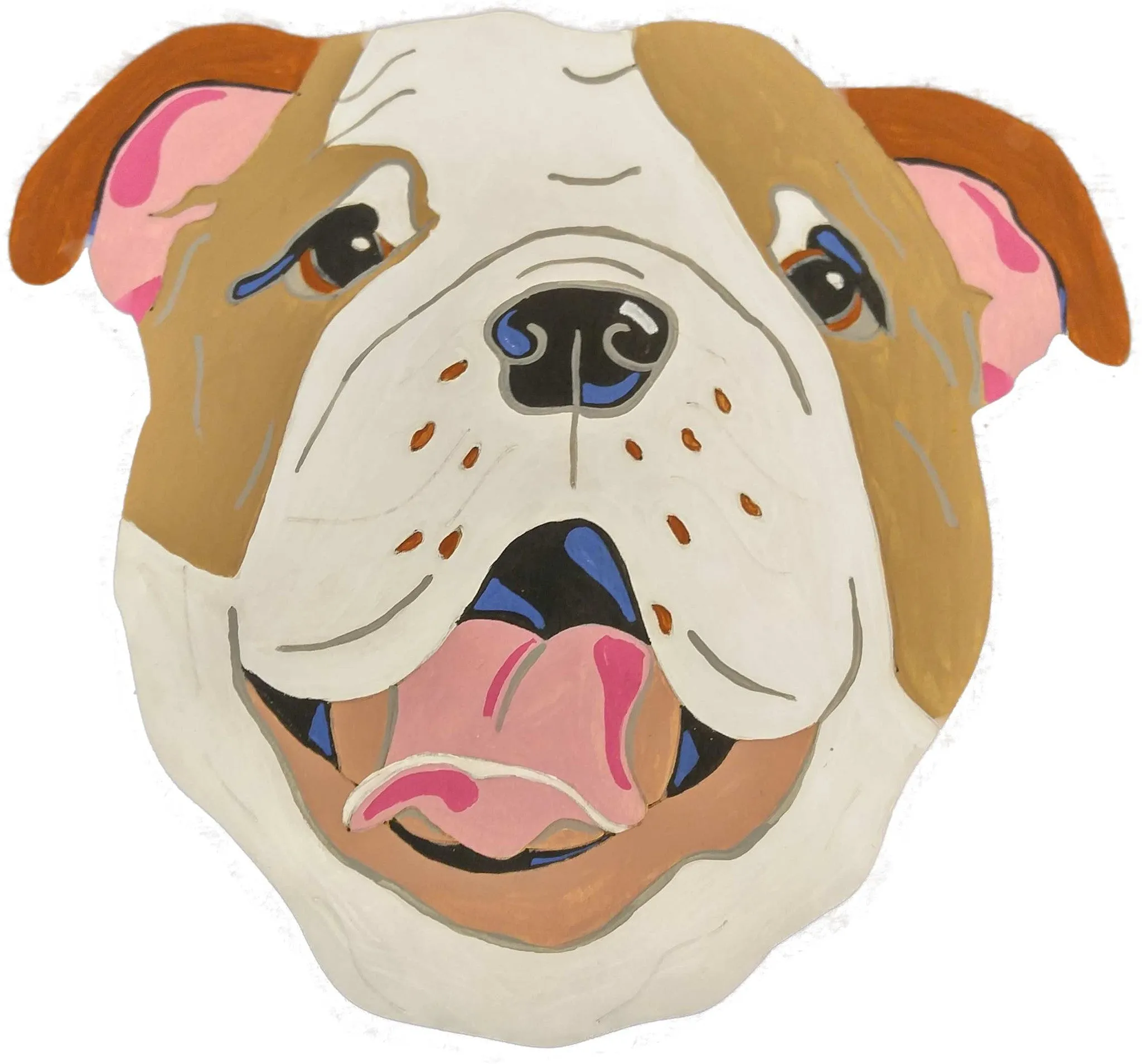 English Bulldog-DIY Pop Art Paint Kit