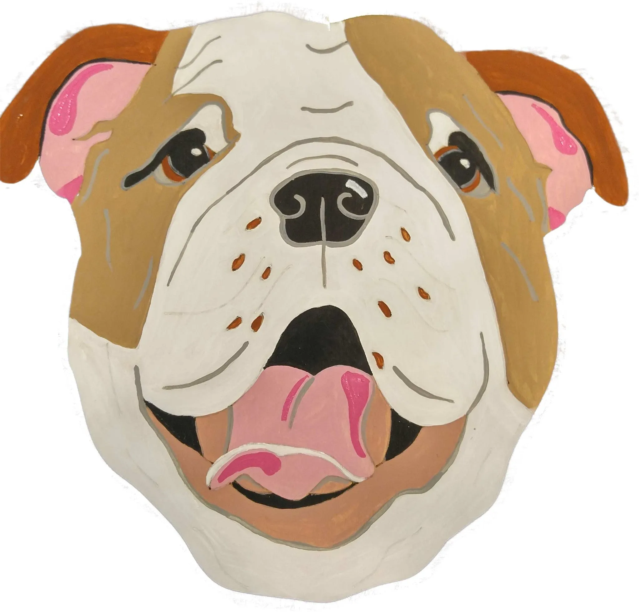 English Bulldog-DIY Pop Art Paint Kit