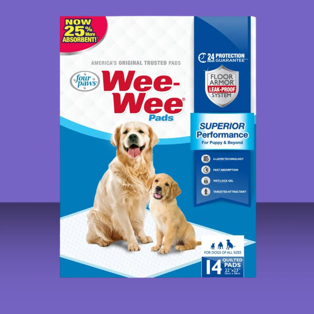 Four Paws Wee Wee Pee Pads 50 Count