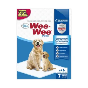 Four Paws Wee-Wee Superior Performance Dog Pee Pads 7Ct