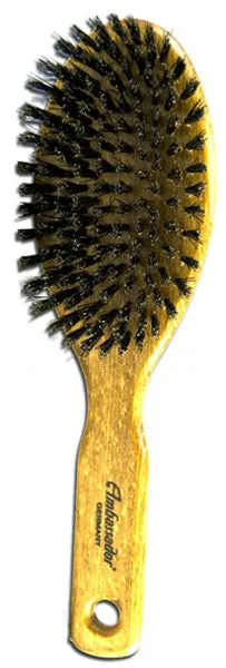 FUCHS BRUSHES - Boar Bristle Hair Drying Wood Handle Hairbrush - 1 Brush