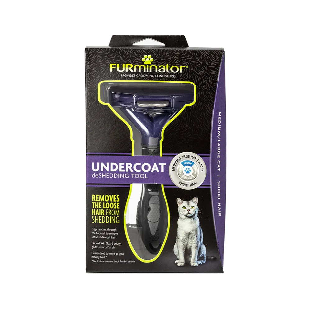 Furminator Short Hair Deshedding Tool Medium/Large Cat