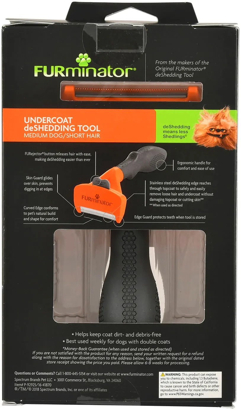 FURminator Undercoat deShedding Tool for Dogs