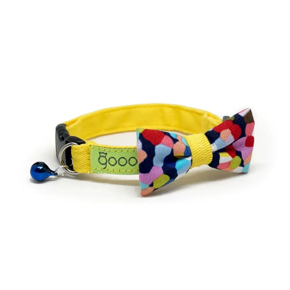 Goood Pet Collars Smarty Bow Handmade Cat Collar - Smarty Street Lights